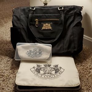 Juicy Couture diaper bag and accessories